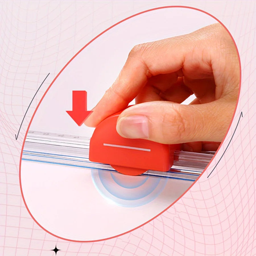 1pc Portable Paper Cutter Effortlessly Cuts Paper Perfectly Every Time, Cutting Paper Safely And Without Hurting Your Hands!