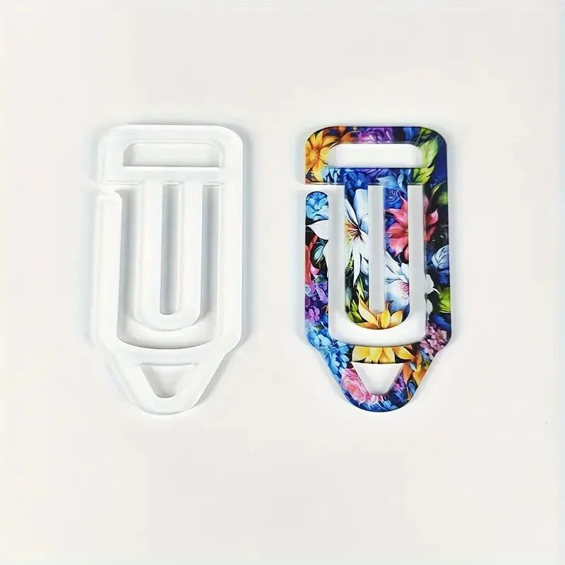 2pcs acrylic paper clip bookmarks, student books, notes, file card holders, student school office