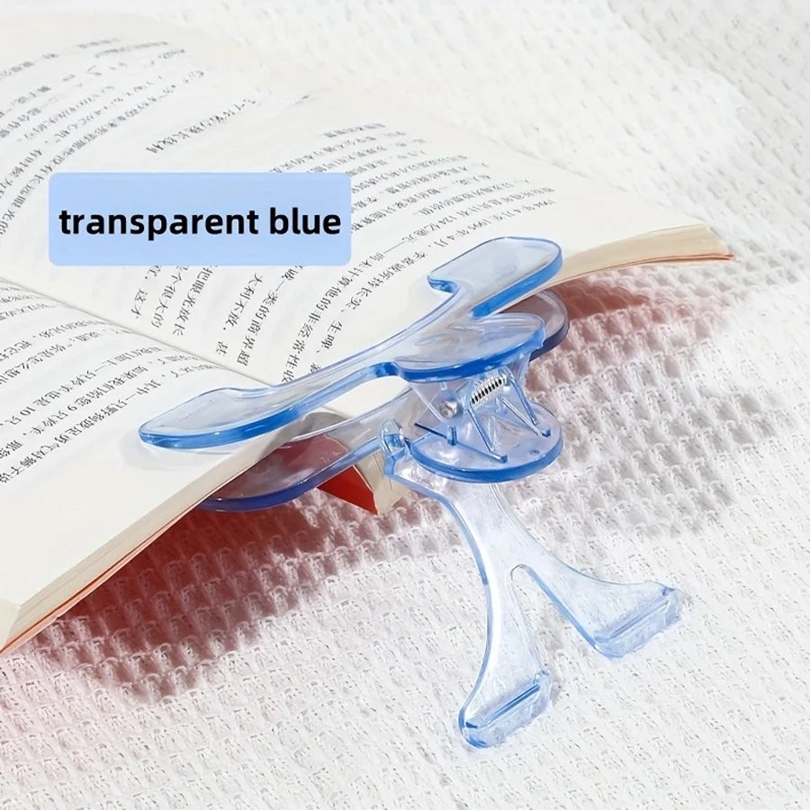 12° Support Angle Reading Aid Fixed Book Clip Anti-slip Visible Reading Book Marker Clip Creative Comfortable Books Fixed Clip