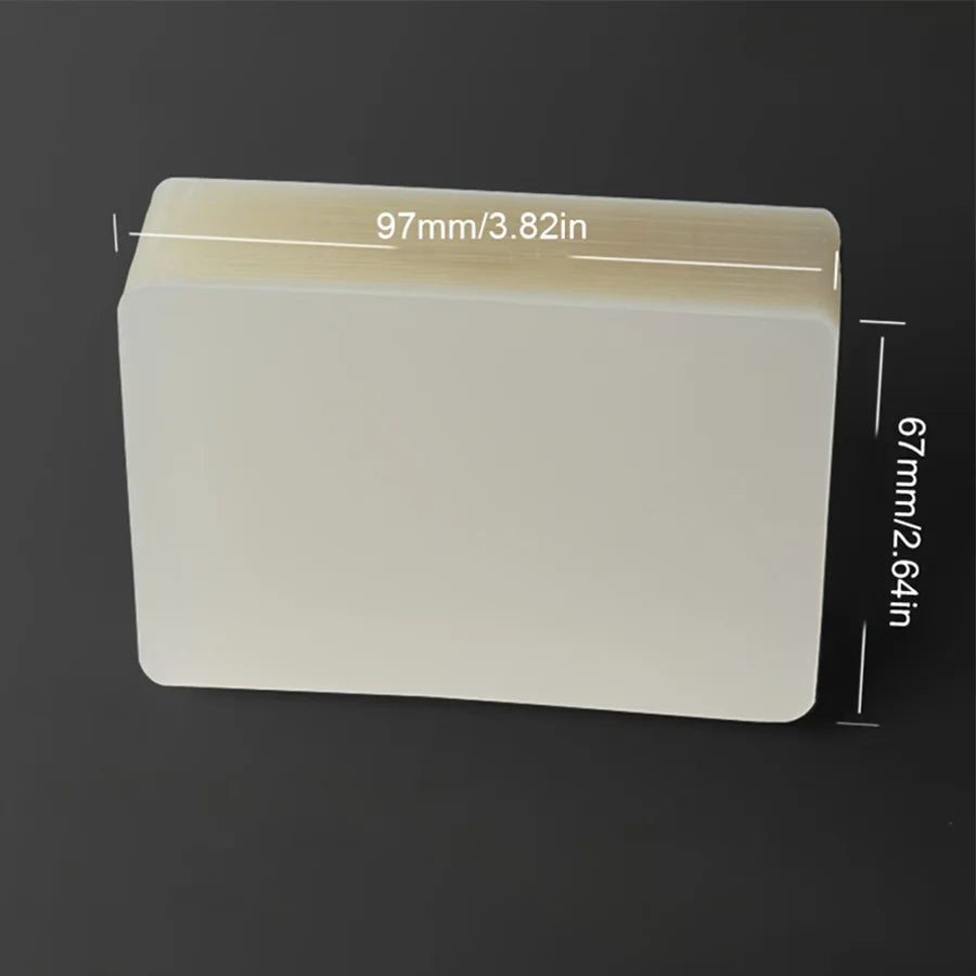 100PCS/2 inch 97mmx67mm Clear Thermal Laminating Pouches Laminating Sheets Laminating Film for Laminator