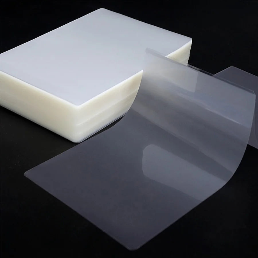 100PCS/2 inch 97mmx67mm Clear Thermal Laminating Pouches Laminating Sheets Laminating Film for Laminator