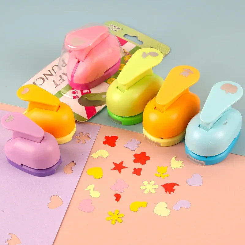 Diy Paper Cut Eva Foam Maker Puncher Scrapbooking Labor Saving for Kid Hole Punch Embossing